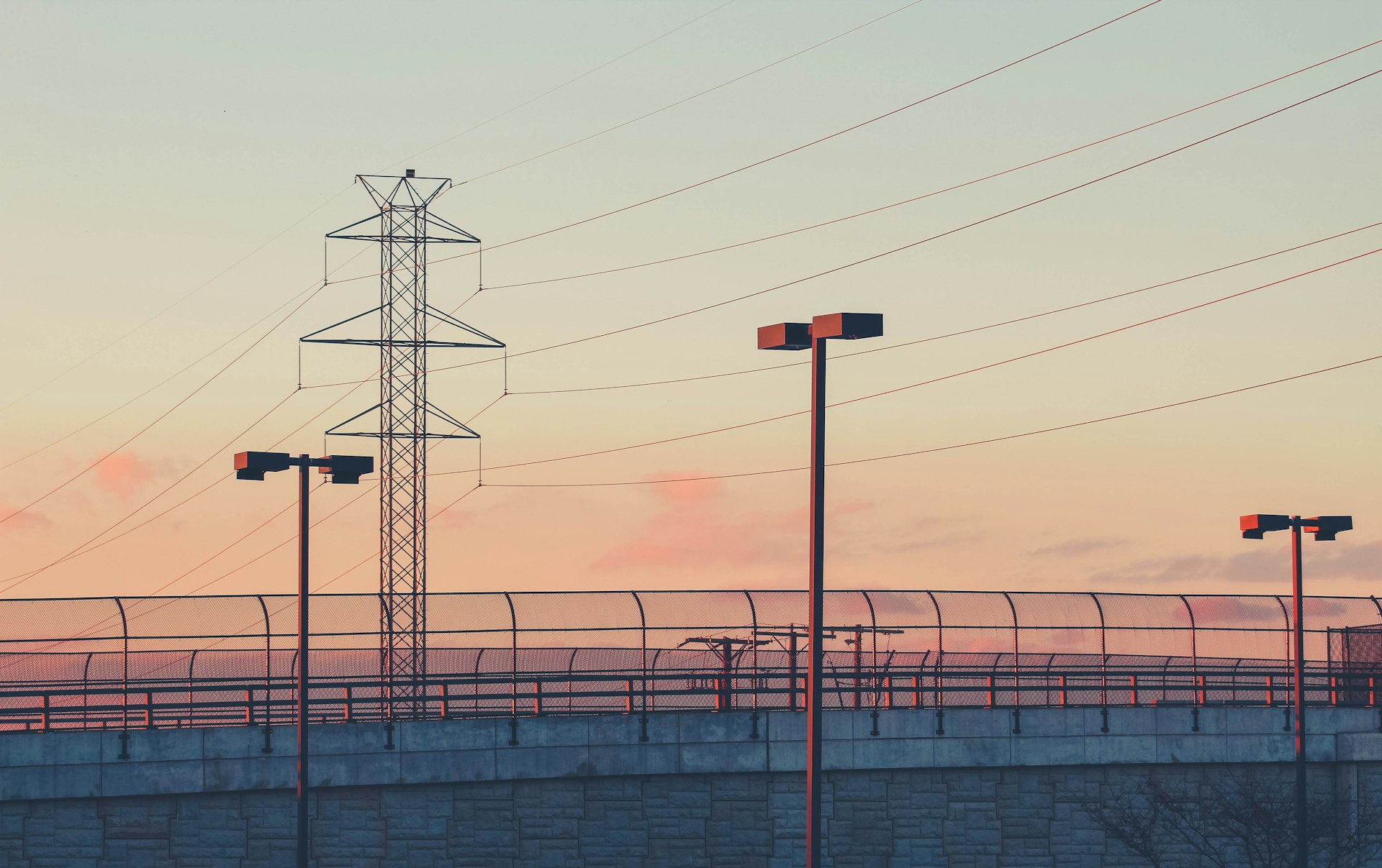 gray electric tower